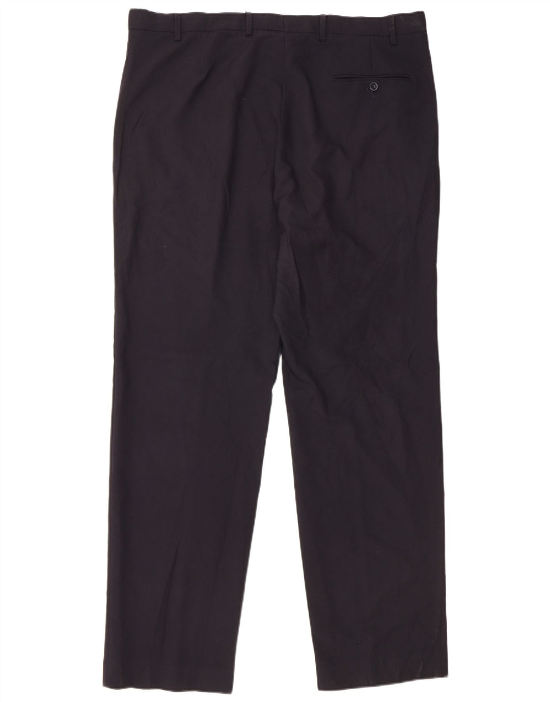 Marks & Spencer Pantalon de costume coupe classique pour homme W40 L33 Bleu marine Polyester