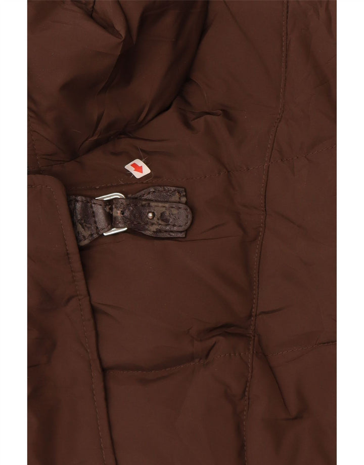 GEOX Veste matelassée pour femme UK 12 Marron moyen