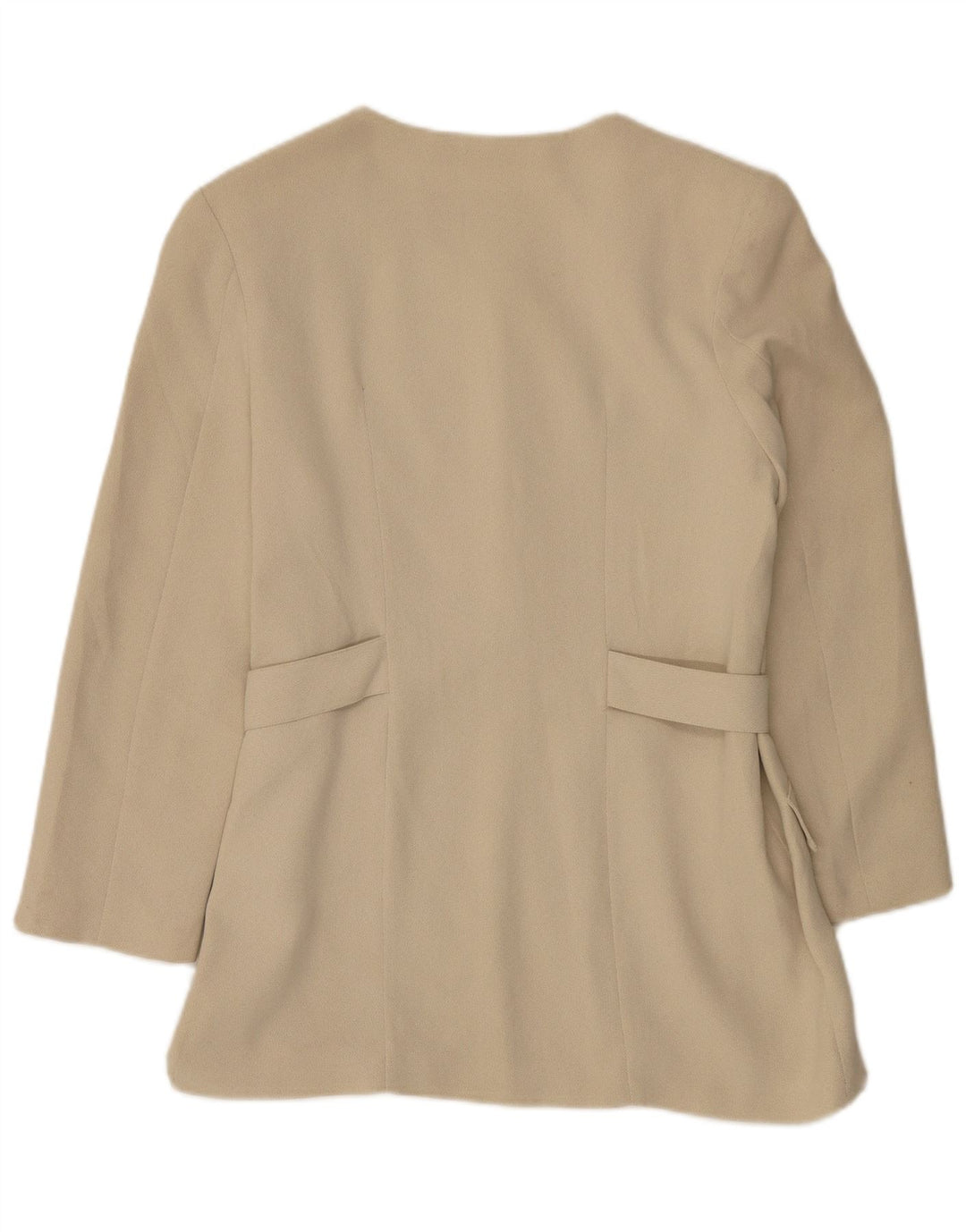 veste blazer graphique femme vintage IT 42 imprimé animal beige moyen