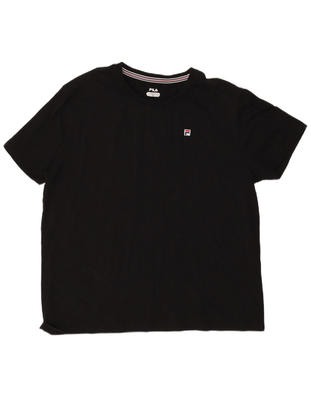 Fila T-Shirt Homme Haut 3XL Noir Coton