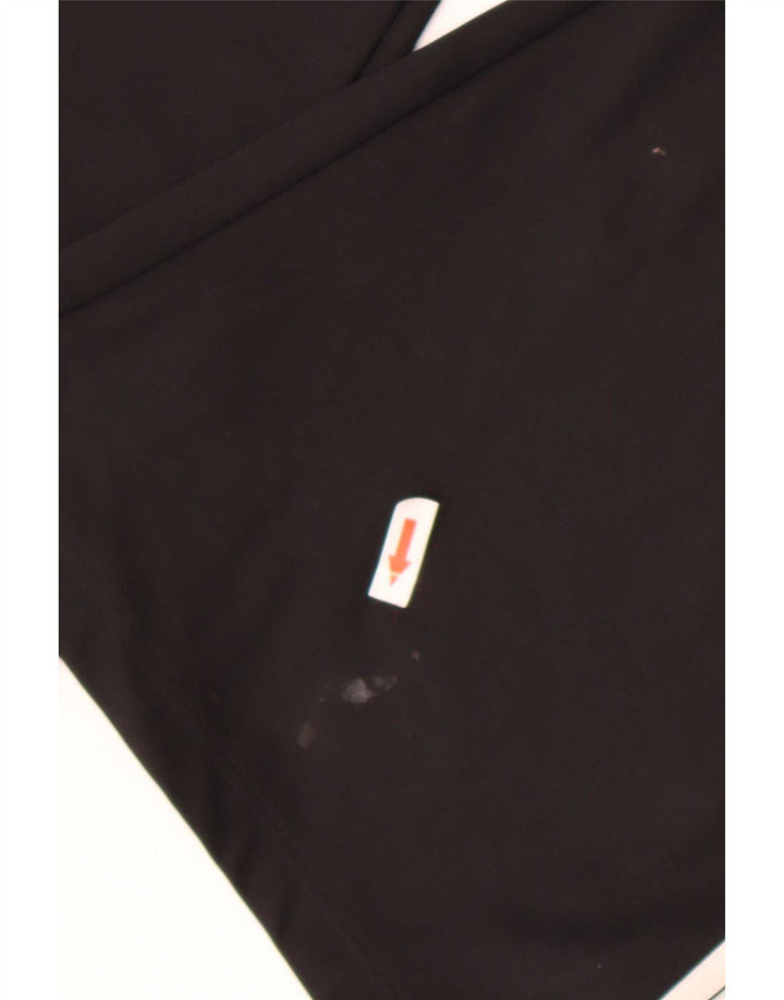 Adidas Pantalon de survêtement évasé pour femme UK 10 Small Noir Polyester