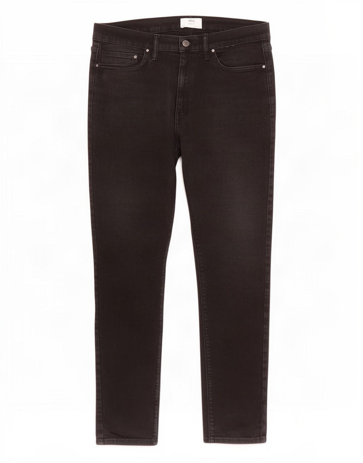 Marks & Spencer Jean Slim Homme W36 L31 Coton Noir