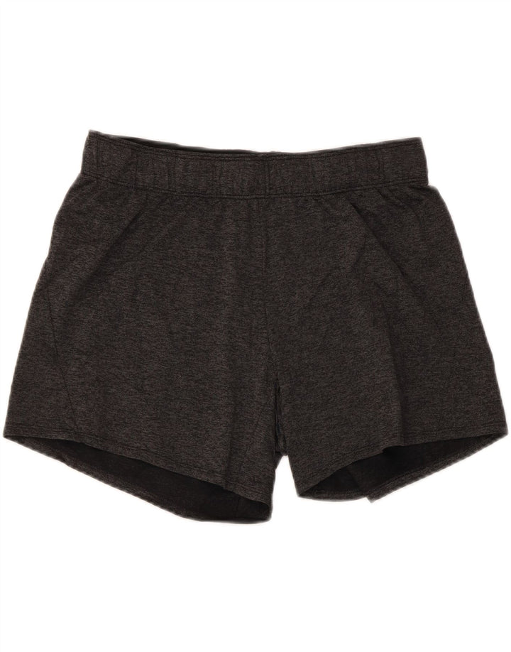 Nike Short de sport Dri Fit pour femme UK 14 Gris moyen Polyester