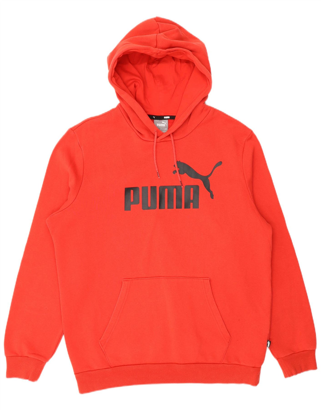 Puma Pull à Capuche Graphique Homme Rouge Moyen Coton