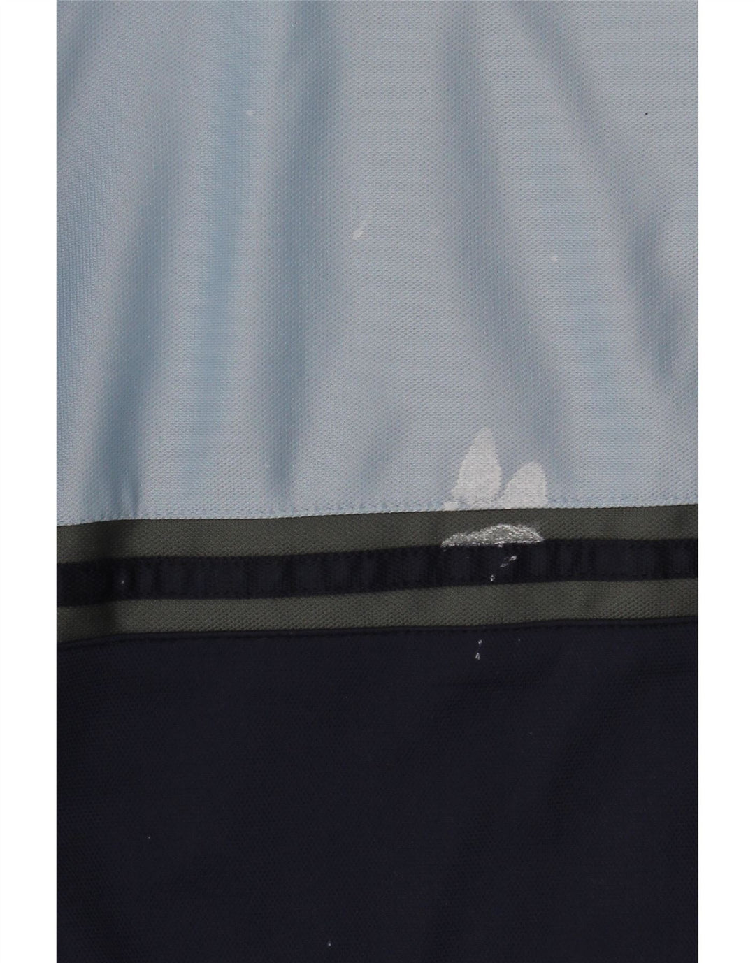 Asics Veste de survêtement pour homme Large Bleu Marine Colorblock Polyester