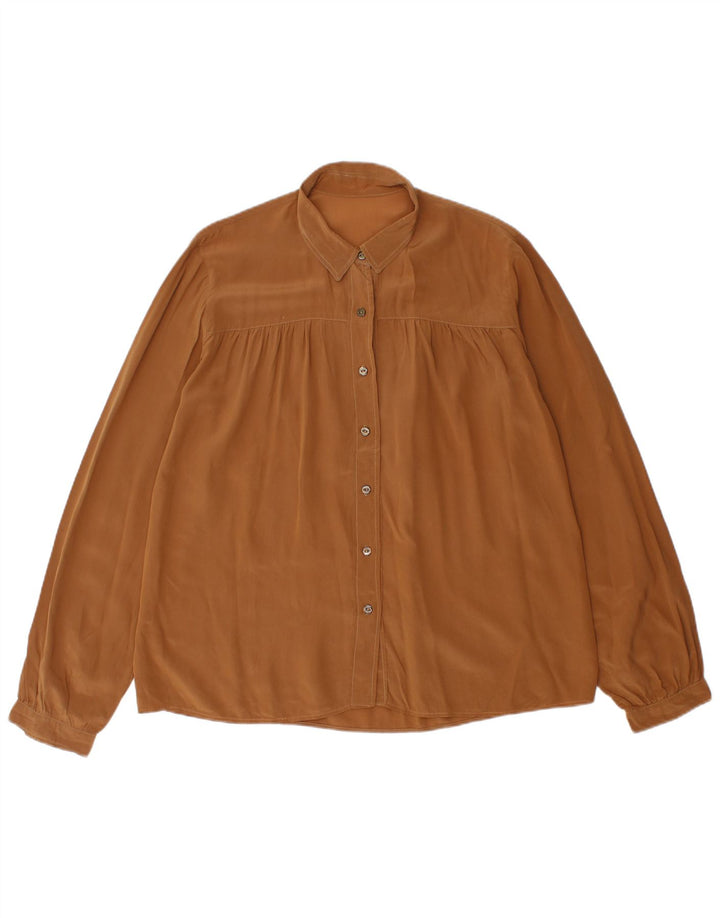 Chemise femme VINTAGE UK 18 XL Marron