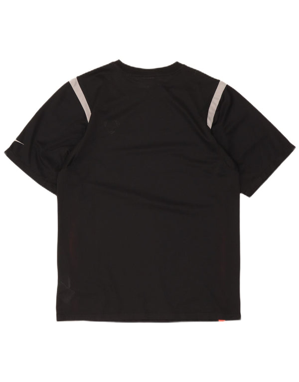 Nike T-shirt pour homme UK 38/40 Noir moyen Polyester Colorblock Sports