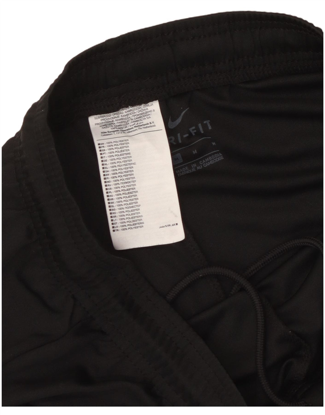 Nike Short de sport pour homme Noir moyen Polyester