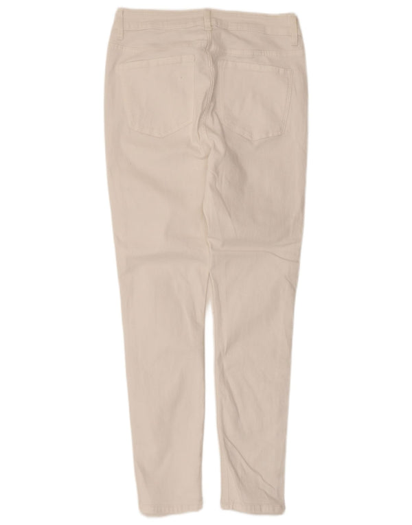 Marks & Spencer Womens The Ivy Skinny Jeans UK 12 Medium W30 L28 White