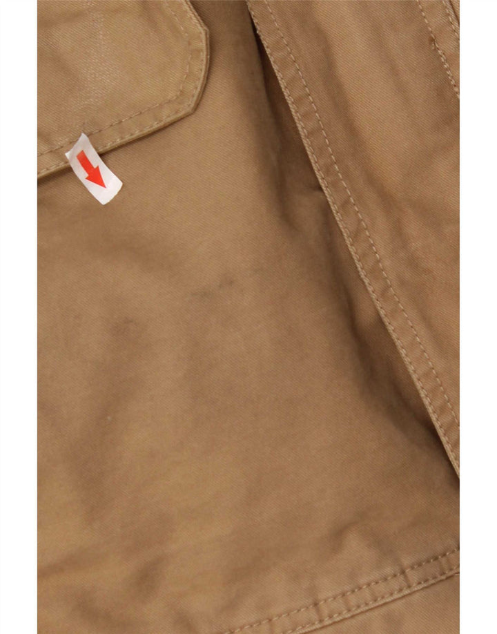 Weird Fish Veste utilitaire pour homme UK 36 Petit Marron