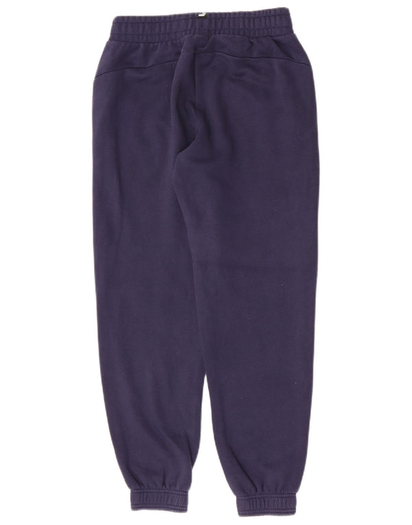 Puma Pantalon de Survêtement Garçon 13-14 ans Bleu Marine Coton