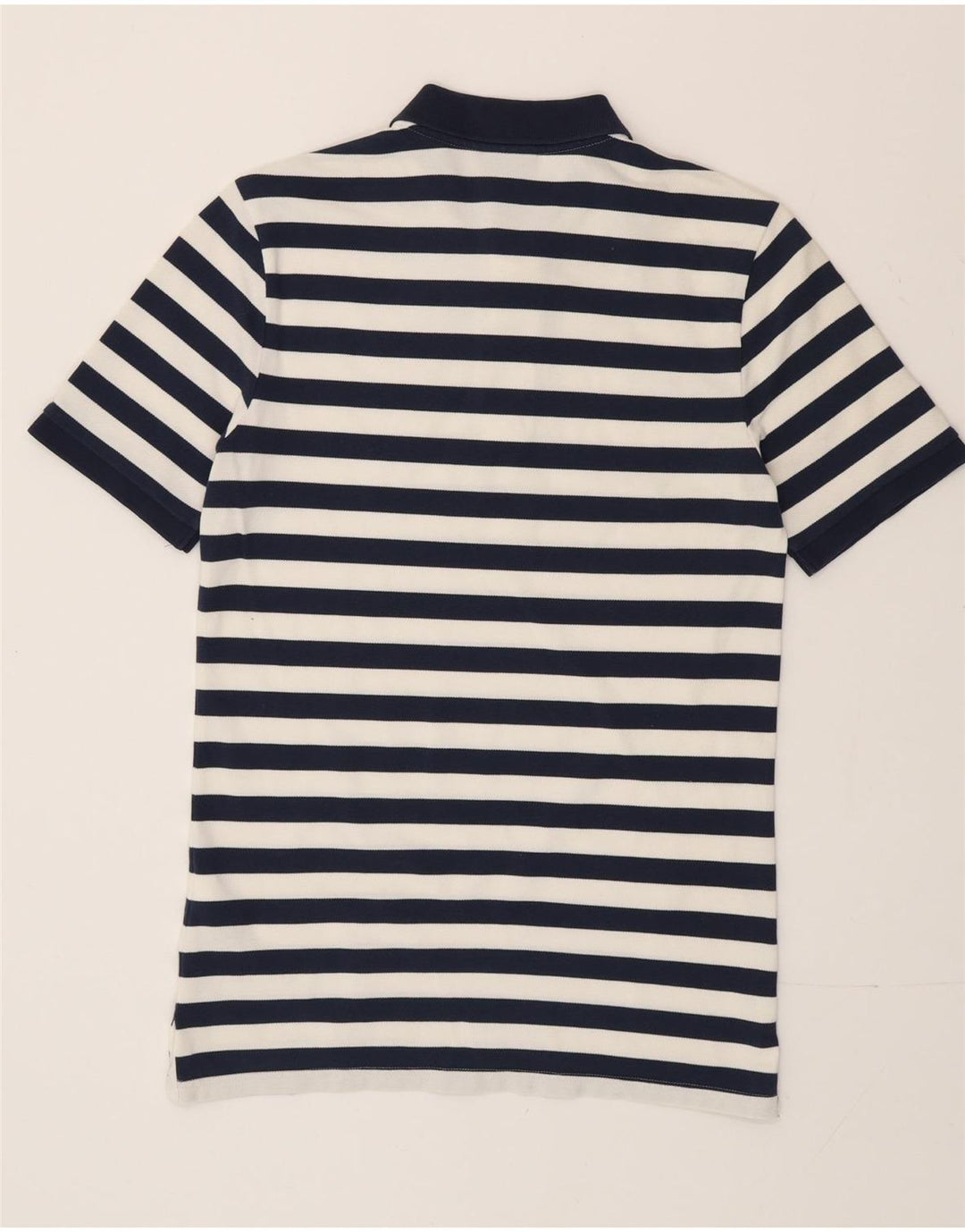 Nike Polo Homme Petit Coton Rayé Bleu Marine