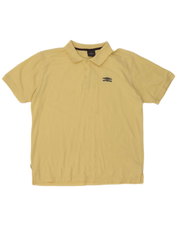 Umbro Polo Homme XL Jaune Polyester