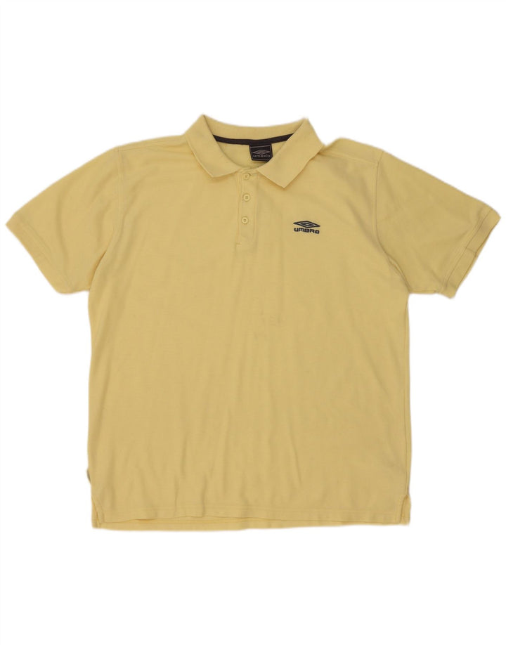 Umbro Polo Homme XL Jaune Polyester