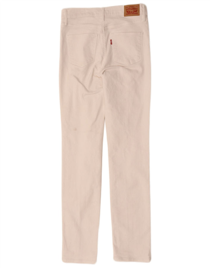 Levi's Jean Slim Amincissant W28 L31 Femme Blanc Coton