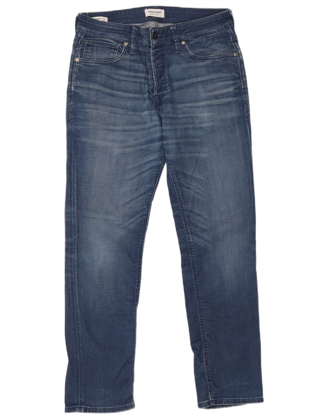JACK & JONES Jean Droit Tim Homme W32 L30 Bleu