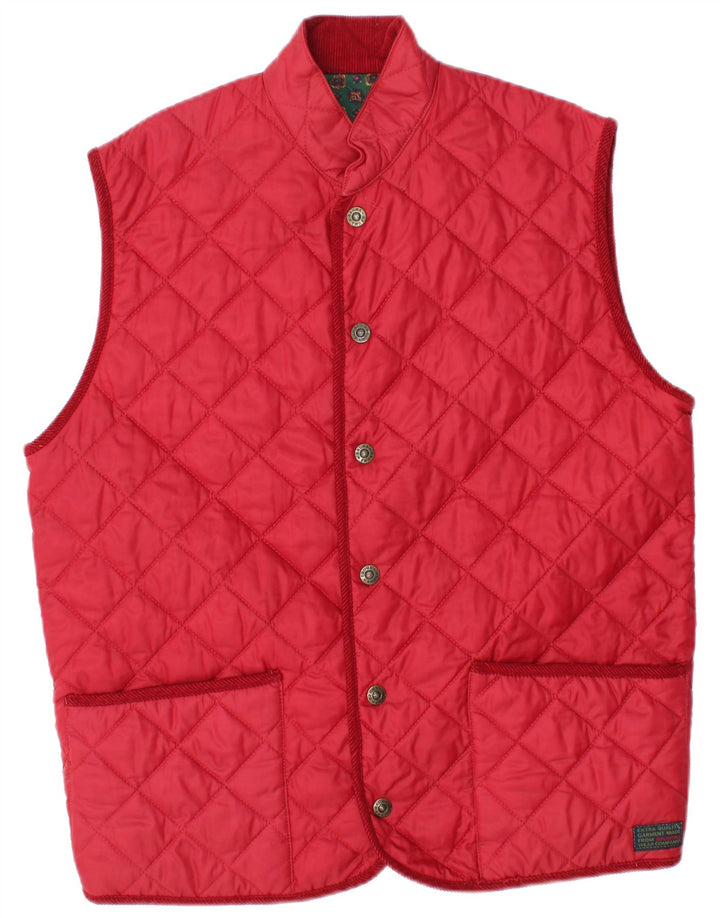 Brummell Gilet matelassé pour homme UK 42 XL Rouge Polyamide