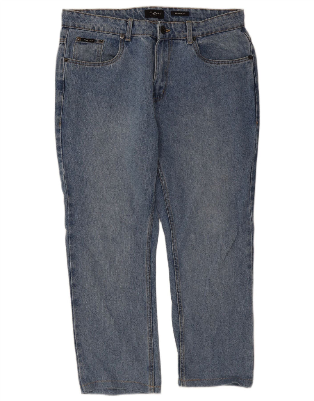Pierre Cardin Jean droit coupe droite pour homme W34 L24 bleu