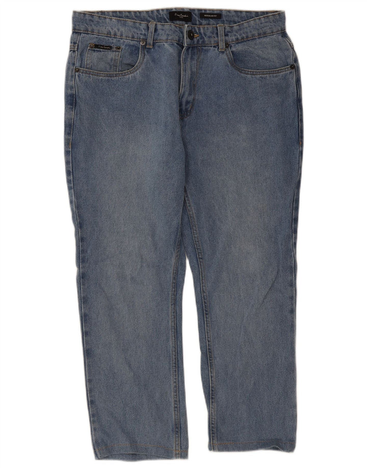 Pierre Cardin Jean droit coupe droite pour homme W34 L24 bleu