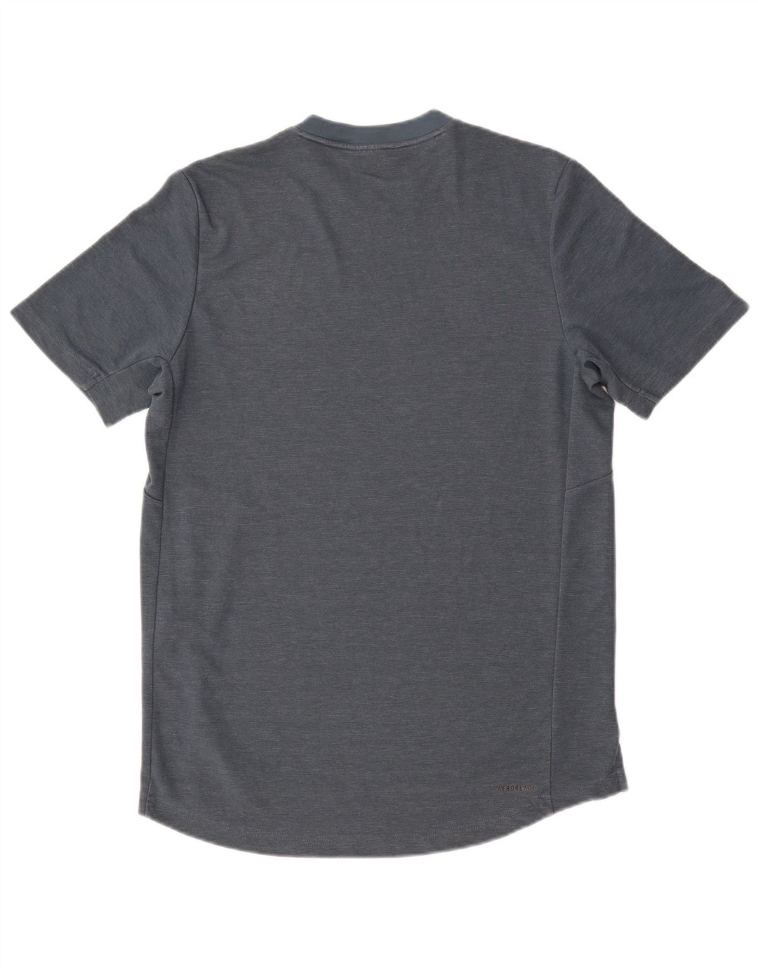 Adidas Mens Graphic T-Shirt Top Petit Bleu Marine Polyester