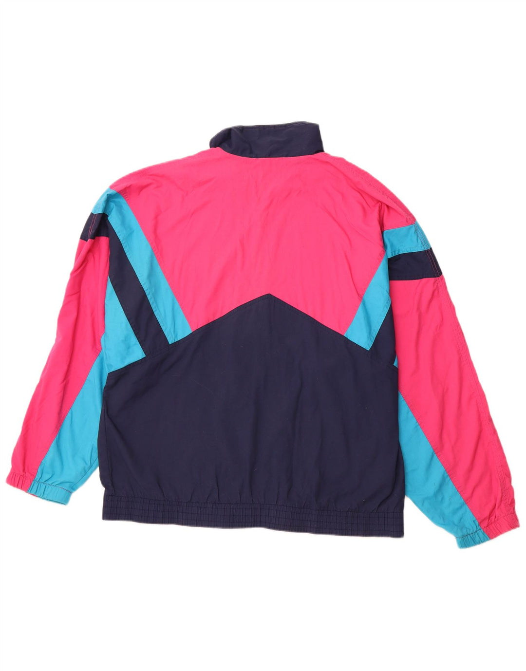 LEOPARD Veste de Survêtement Homme XL Bleu Marine Colorblock Polyester