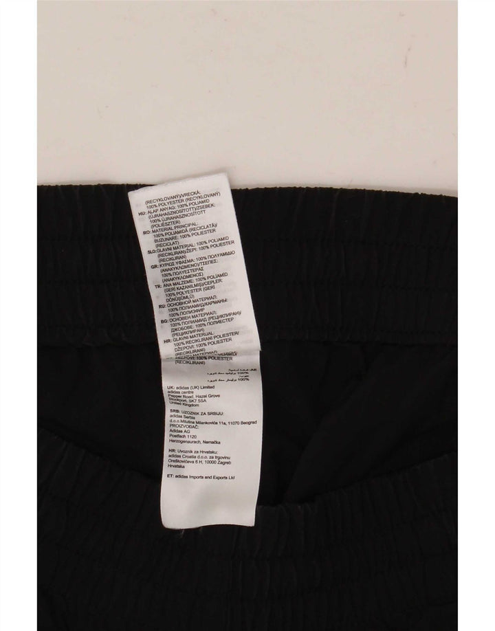 Adidas Short de sport pour femme UK 8/10 Petit Noir Polyamide