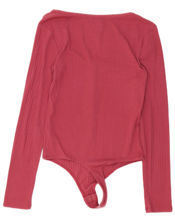 Gap Body à manches longues pour femme UK 10 Petit coton rose