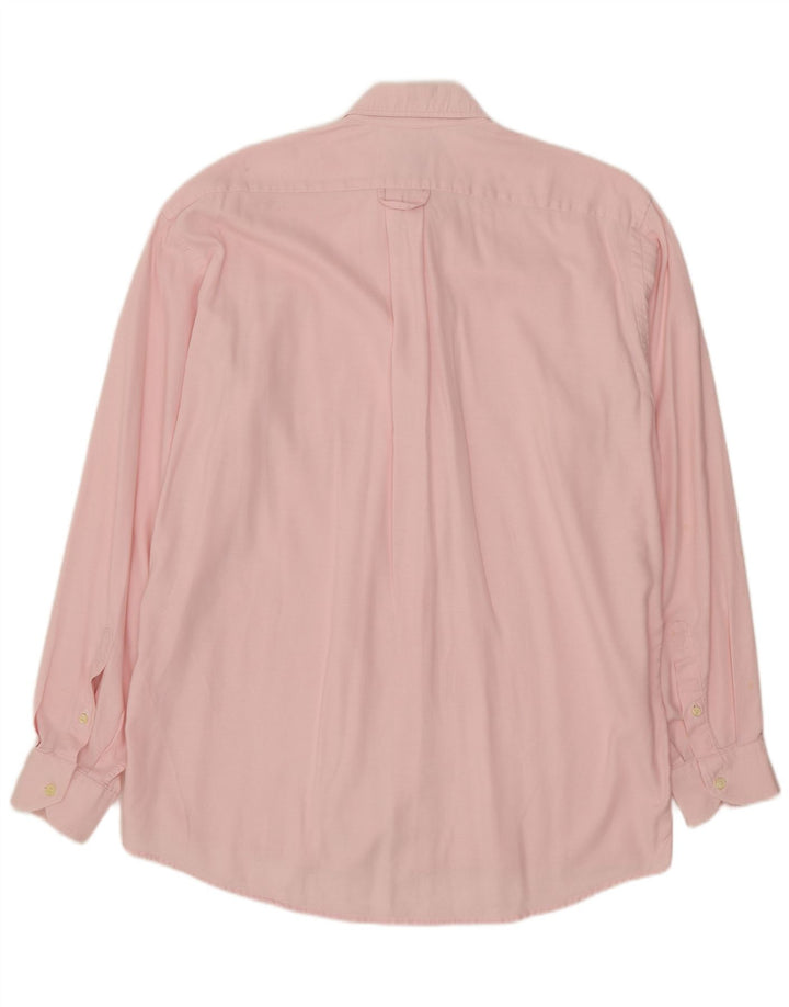 LACOSTE Chemise Homme Taille 40 Coton Rose Moyen