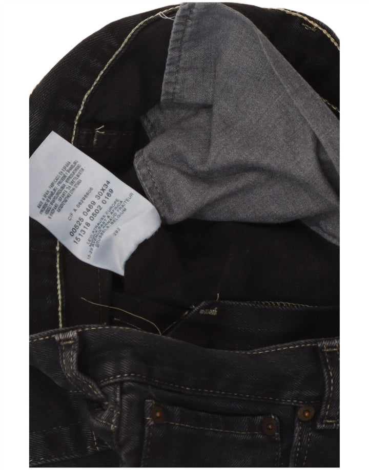 LEVI'S Jean Bootcut 525 Femme W30 L34 Coton Noir