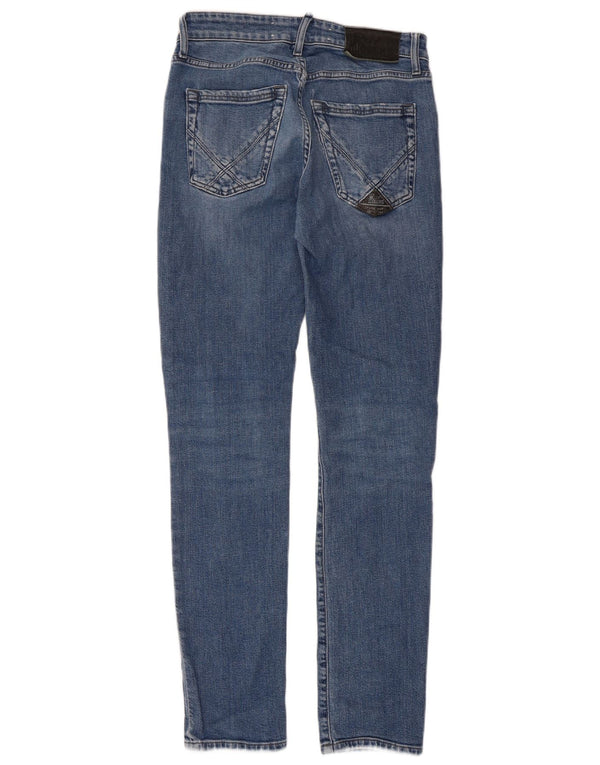 Roy Rogers Mens Slim Jeans W30 L30 Bleu Coton