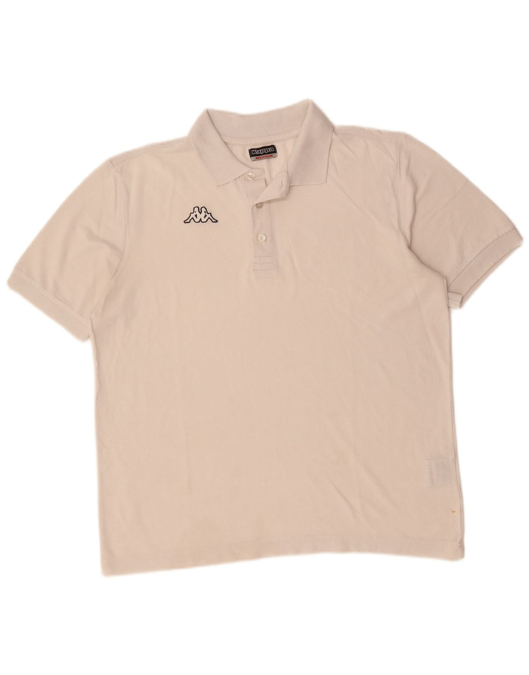 Kappa Polo Homme Blanc Moyen Coton