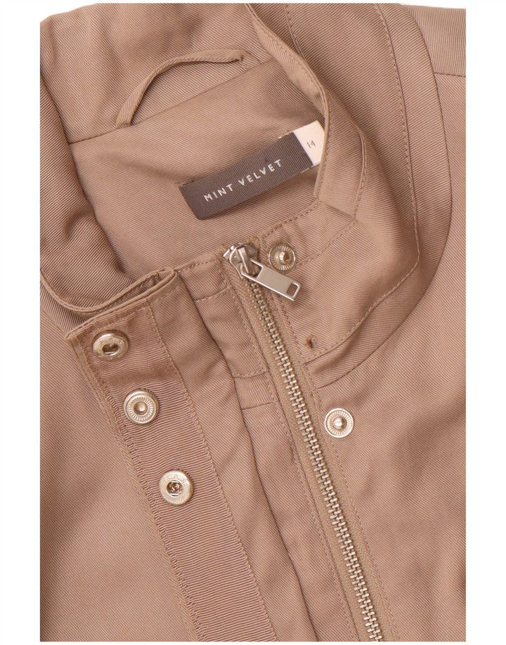 MINT VELVET Veste utilitaire pour femme UK 14 Lyocell marron moyen