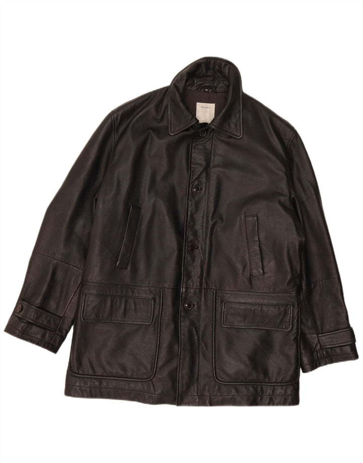 Conbipel Veste en Cuir Homme IT 50 Large Cuir Noir