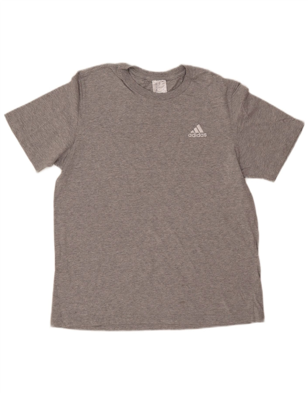 ADIDAS T-Shirt Homme Gris Moyen Coton