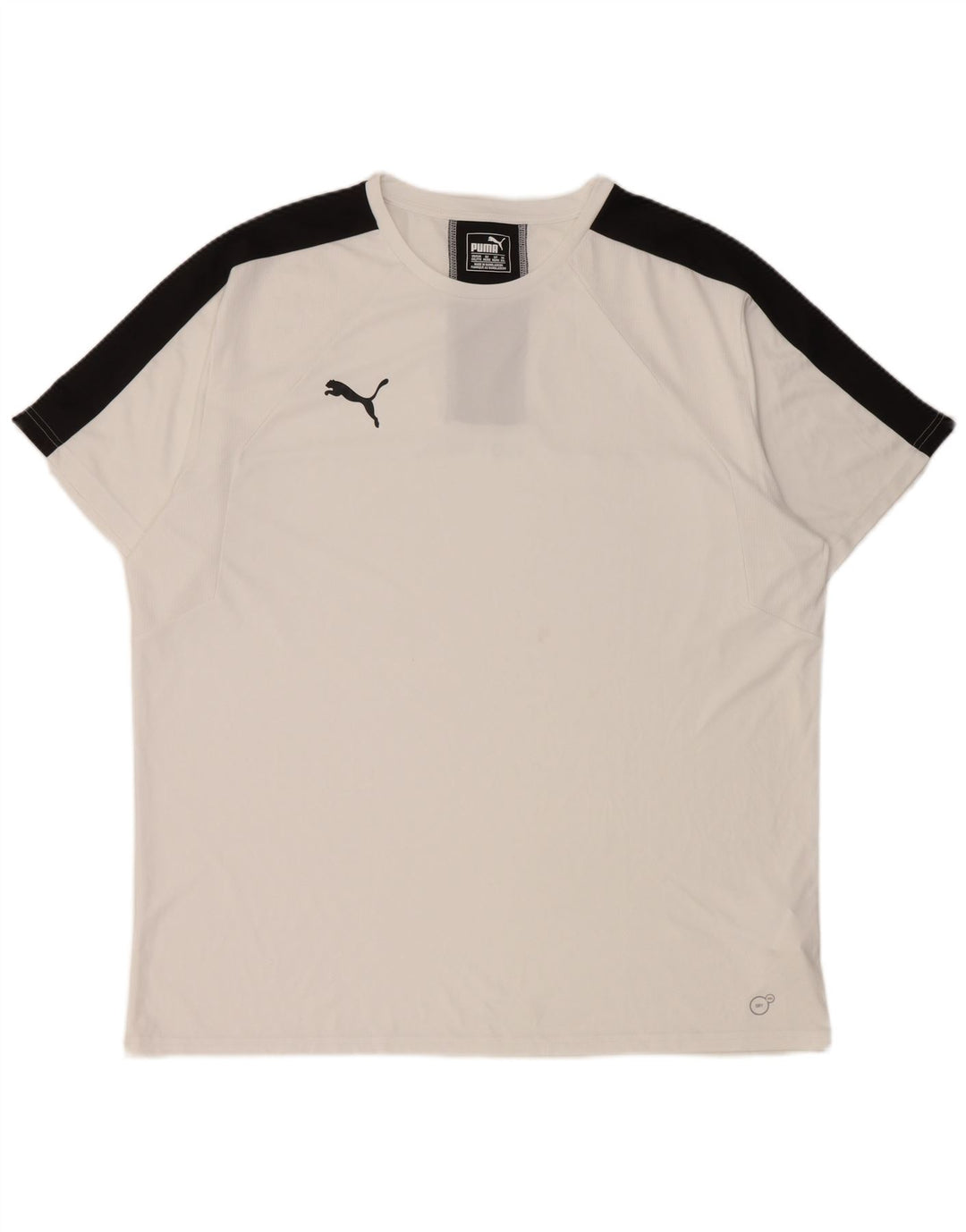 PUMA T-shirt pour homme 2XL Blanc Colorblock Polyester