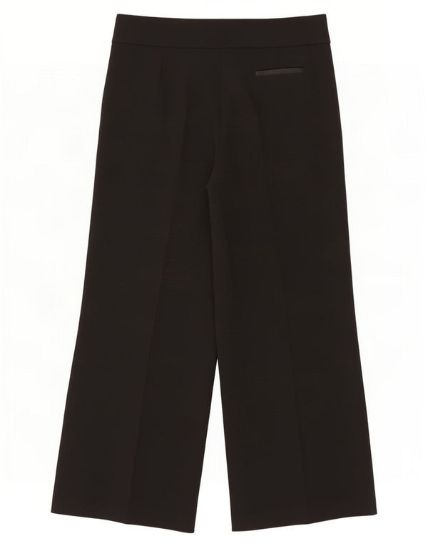 Marks & Spencer Pantalon court décontracté pour femme UK 14 Large W32 L27 Noir