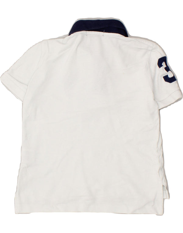 POLO RALPH LAUREN Polo graphique garçon 2-3 ans coton blanc