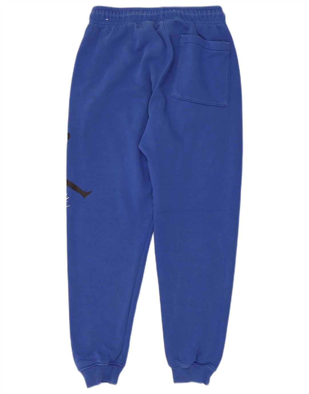 JORDAN Pantalon de survêtement graphique pour femme Joggers UK 10 Petit coton bleu