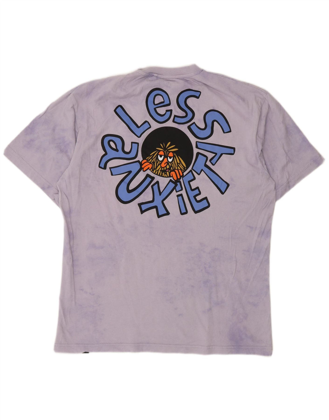 Pull & Bear T-Shirt Graphique Homme Violet Moyen Tie Dye