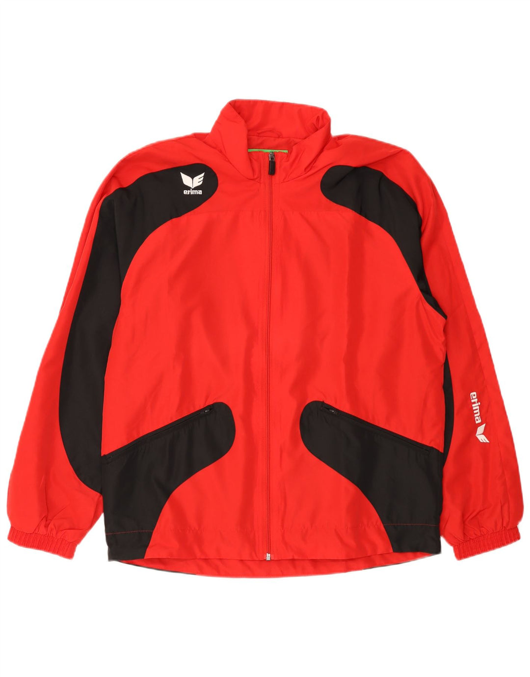 Erima Veste de survêtement pour homme UK 40/42 Rouge moyen Polyester colour block