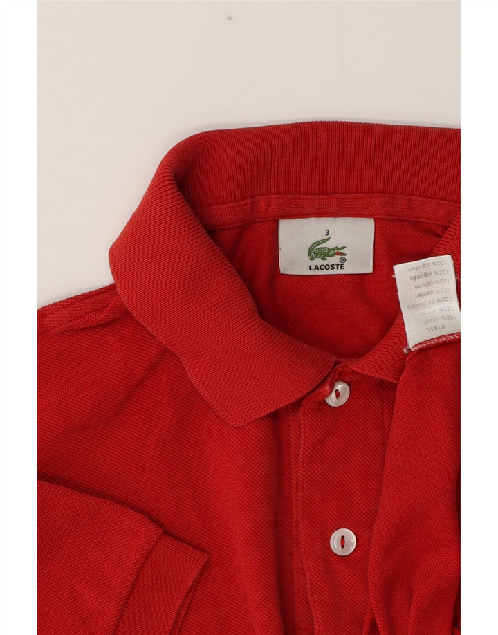 Lacoste Polo Homme Taille 3 Petit Coton Rouge