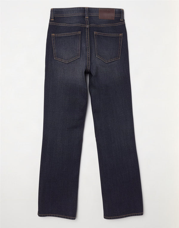 Ben Sherman Jean large femme W24 L25 bleu marine coton