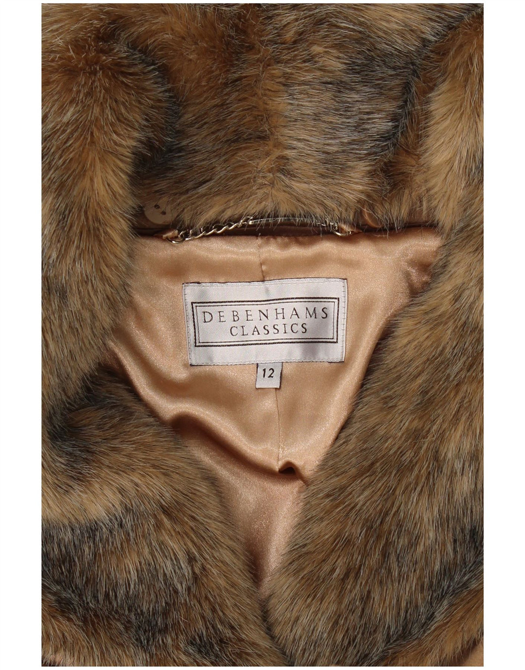 Debenhams Manteau classique pour femme UK 12 Marron moyen