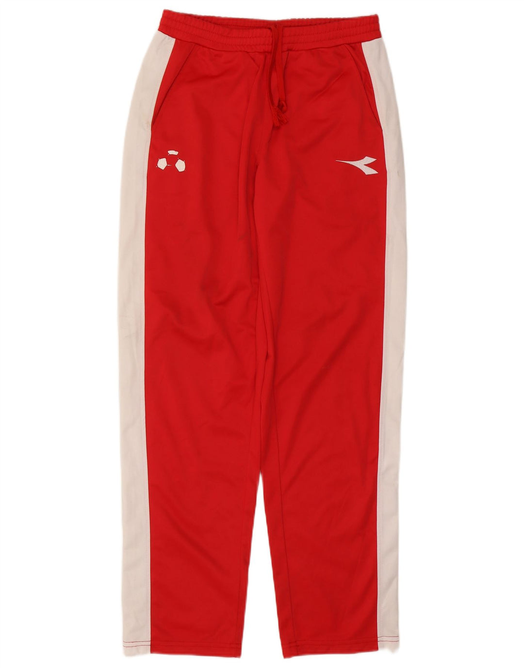 Diadora Pantalon De Survêtement Homme Rouge Moyen Colorblock Polyester