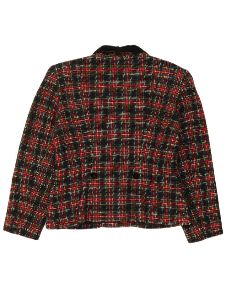 AUSTRALIAN L'ALPINA Veste Blazer Femme IT 44 Carreaux Multicolores Moyens