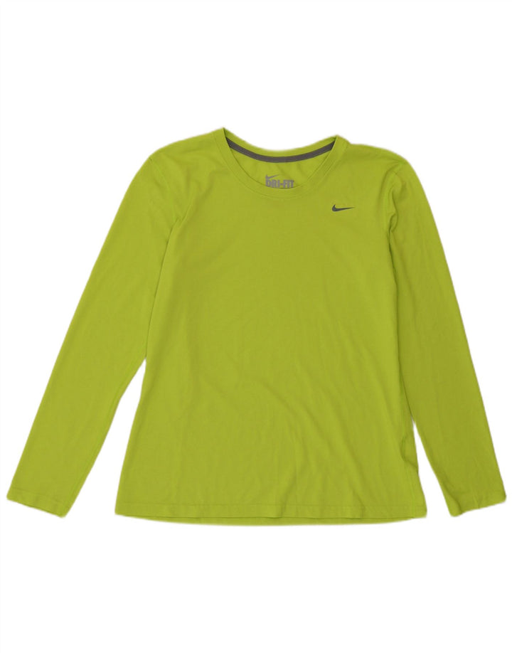 Nike Dri Fit Regular Fit Haut à manches longues pour femme Vert moyen 44