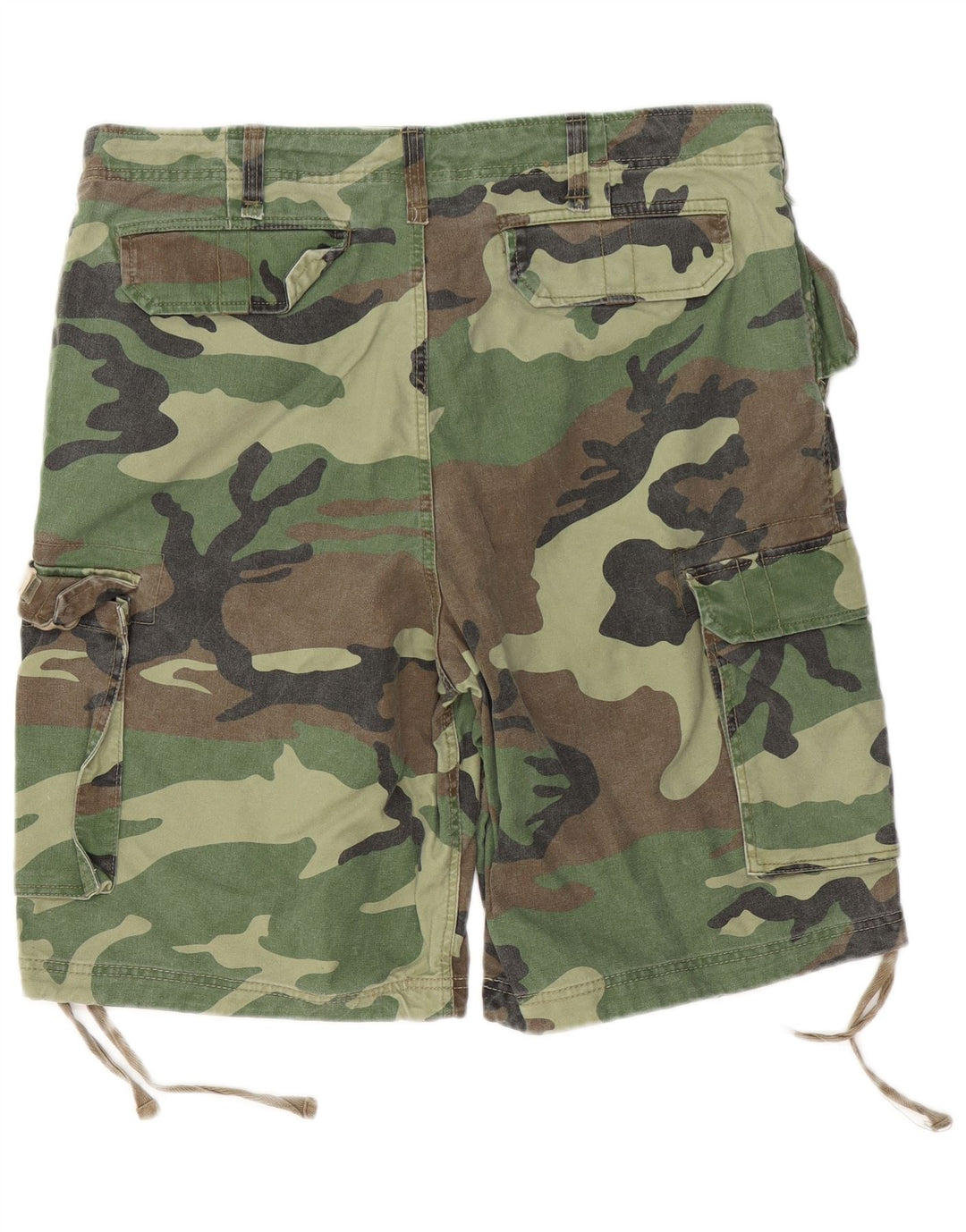 MIL-TEC Short Cargo Homme XL W38 Vert Camouflage Coton