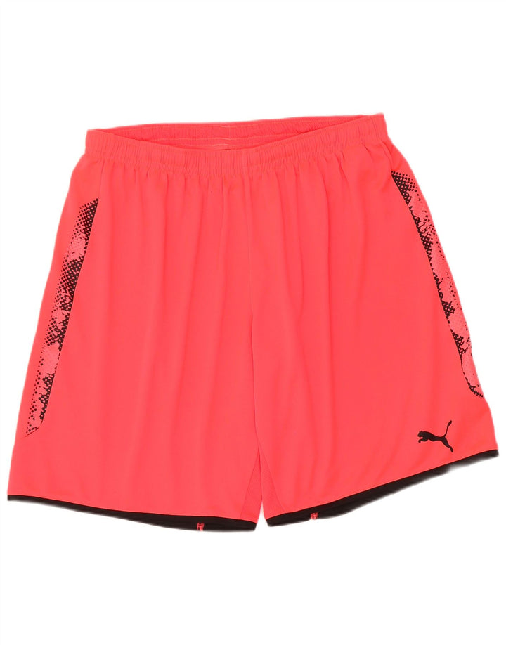 Puma Short de Sport XL Homme Rouge à Pois Polyester
