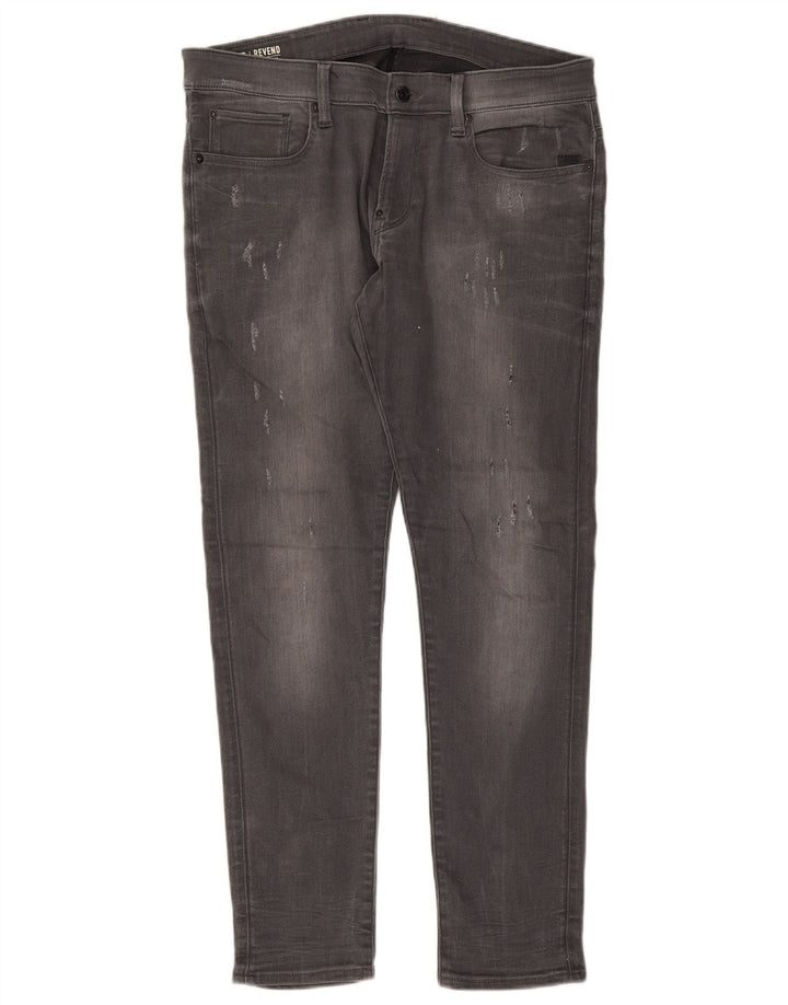 G-Star Jean super slim effet vieilli W36 L32 gris coton