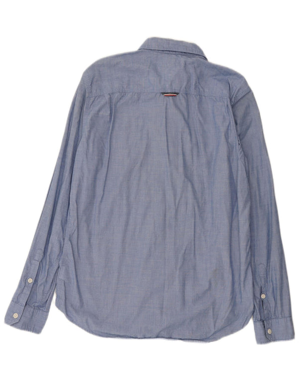 Tommy Hilfiger Chemise Regular Fit Homme Grand Bleu Coton